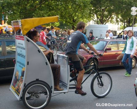 Postcard Bike Taxi