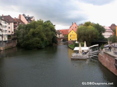 Postcard The Pegnitz River