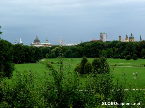 Postcard In the English Garden -