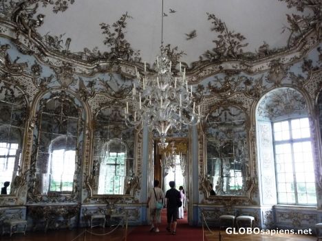 Postcard Amalienburg - the central Large Salon