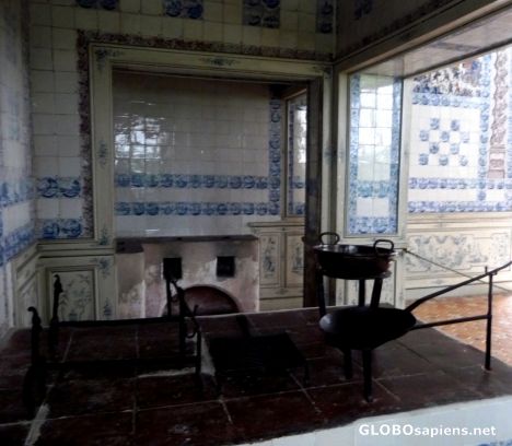 Postcard Amalienburg - the kitchen