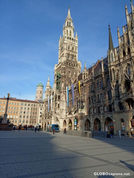 Postcard Marienplatz