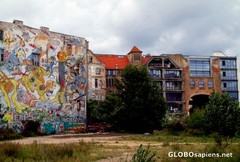 Postcard Berlin - a graffito?