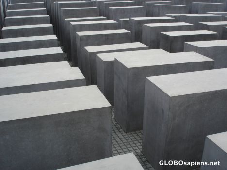 Postcard Holocaust Memorial by Peter Eisenman 2