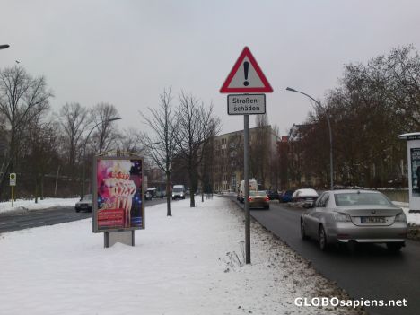 Postcard My first winter in Berlin