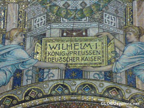 Postcard Mosaic in Gedächtniskirche