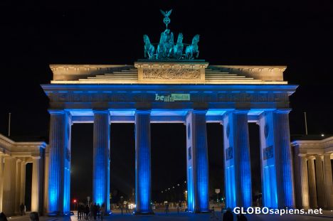 Postcard All in blue