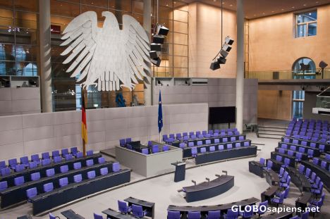 Postcard Bundestag -