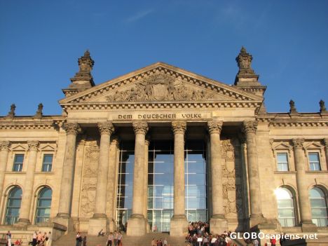 Postcard Reichstag - The Political Center of Germany