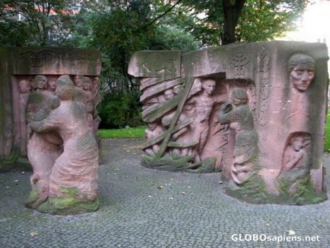 Postcard Rosenstrasse Memorial