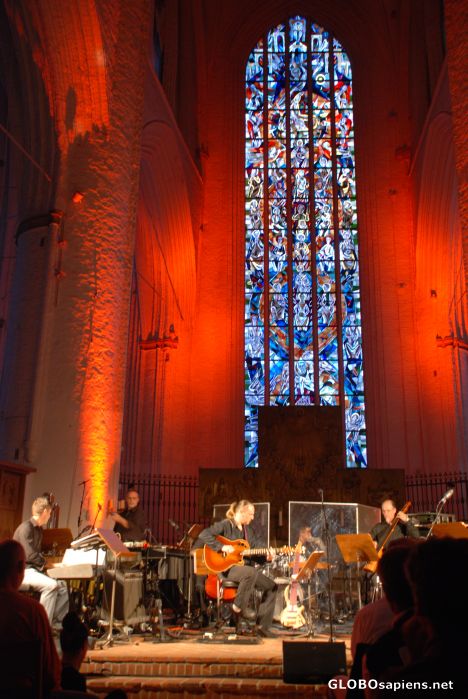 Postcard Our band playing in St. Katerine