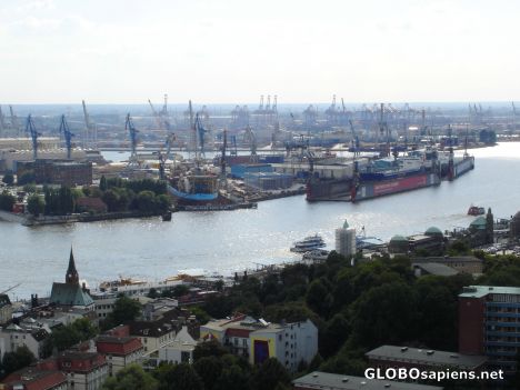 Postcard View to the harbour