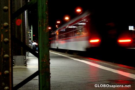 Postcard Night Train