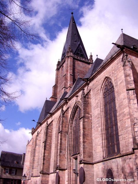 Postcard Marienkirche up close