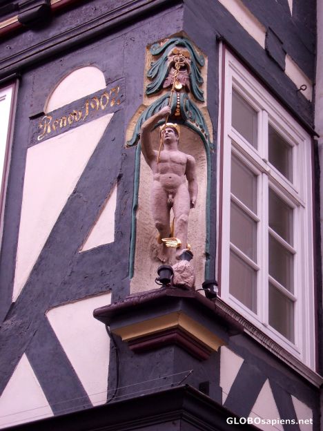 Postcard House detail