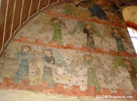 Postcard Wallpainting