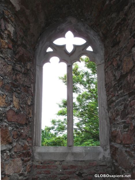 Postcard Window cutout