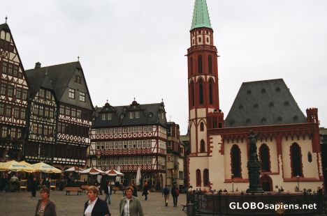 Postcard The Romerberg (Town Square)