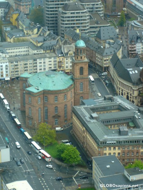 Postcard Paulskirche in Frankfurt