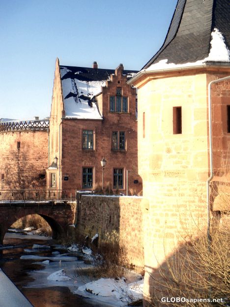 Postcard Büdingen historical city