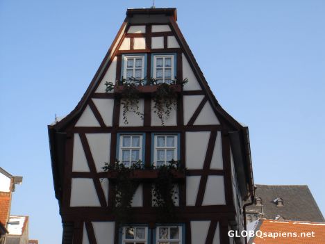 Postcard Büdingen historical city 3