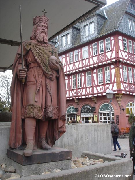 Postcard Karl der Große
