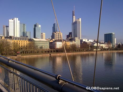 Postcard Crossing the Main river