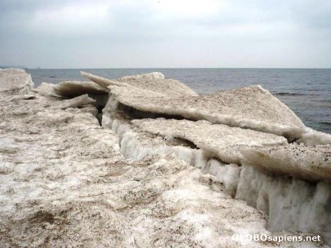 Postcard Ice floes