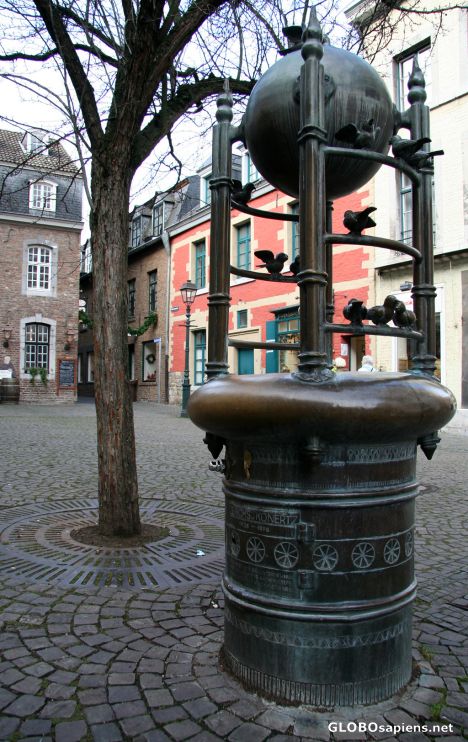 Postcard Möschebrunnen