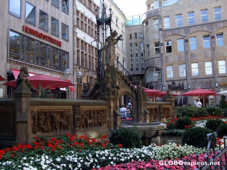 Postcard Heinzelmaennchen-Brunnen