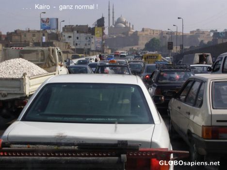 Postcard Kairo ganz normal