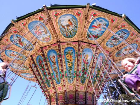 Postcard Stünzel-Carousel