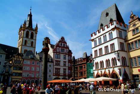 Postcard Trier - main market