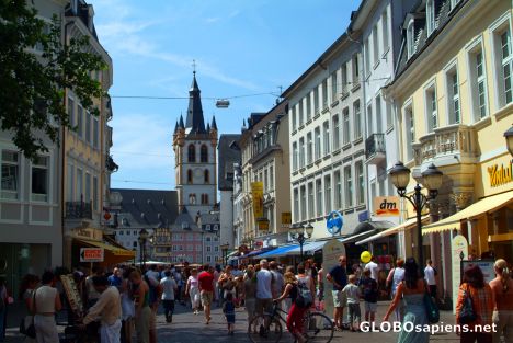 Postcard Trier - main drag