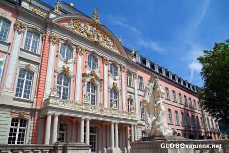 Postcard Trier - St.Petersburg inspired palace