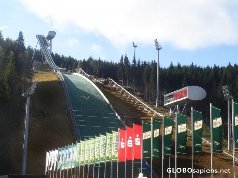 Postcard Skijump Arena Klingenthal