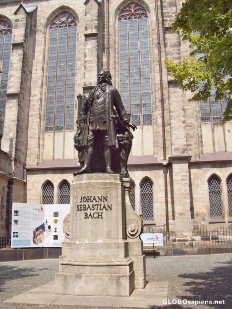 Postcard J.S Bach