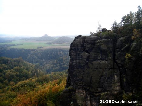 Postcard hiking in saxon switzerland
