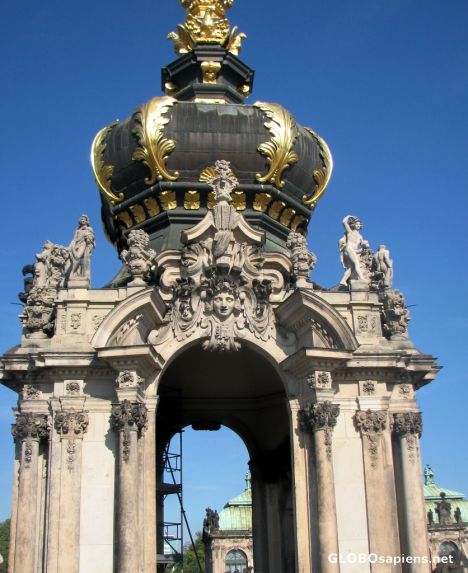 Postcard Zwinger Palace - Kronentor ( Crown Gate )