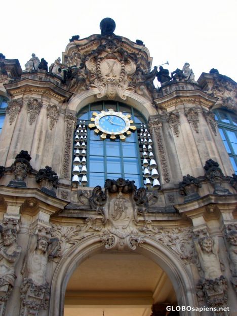 Postcard Zwinger Palace - The Glockenspiel Pavilion