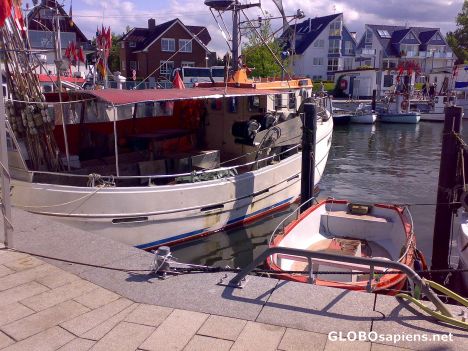 Postcard Niendorf/Ostsee Fisherboat