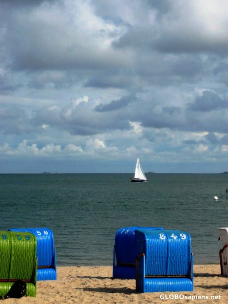 Postcard Summer at the North Sea
