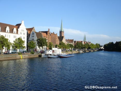 Postcard The Trave