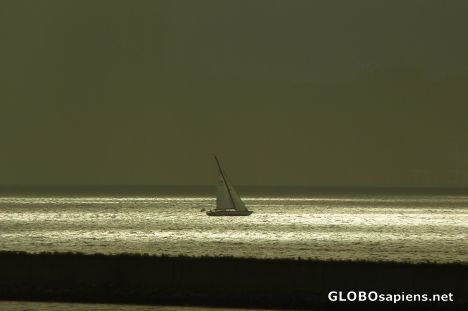 Postcard Olpenitz - View of the Baltic Sea