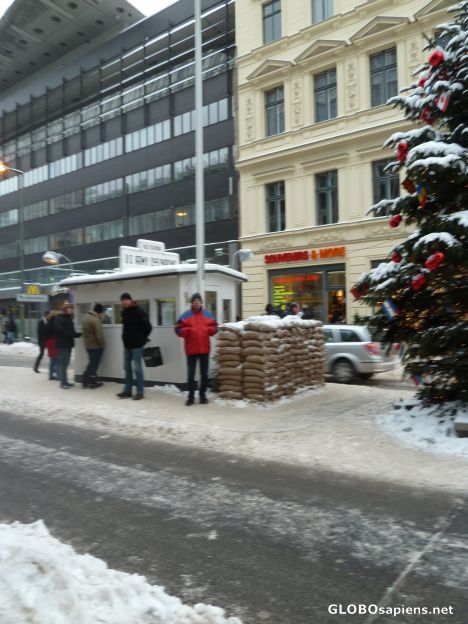 Postcard Checkpoint Charlie