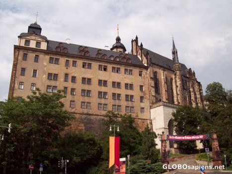 Postcard Castle and Church