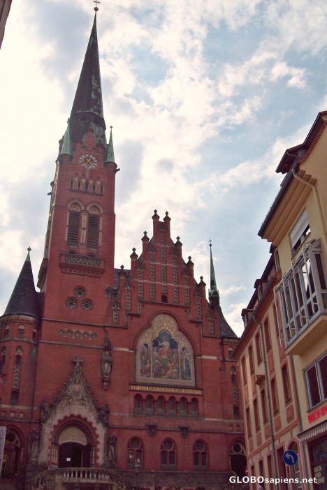 Postcard Altenburg Church