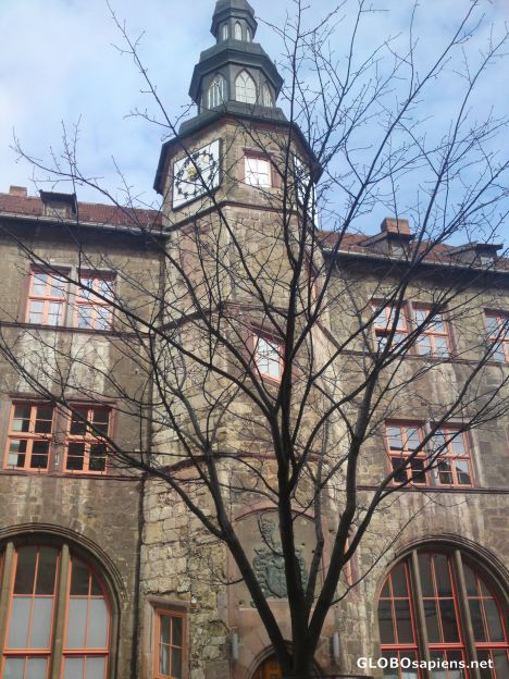 Postcard Nordhausen's City Hall