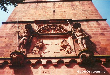 Postcard Heidelberg Castle