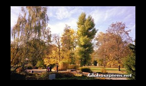 Postcard City park in the heart of down town Stuttgart